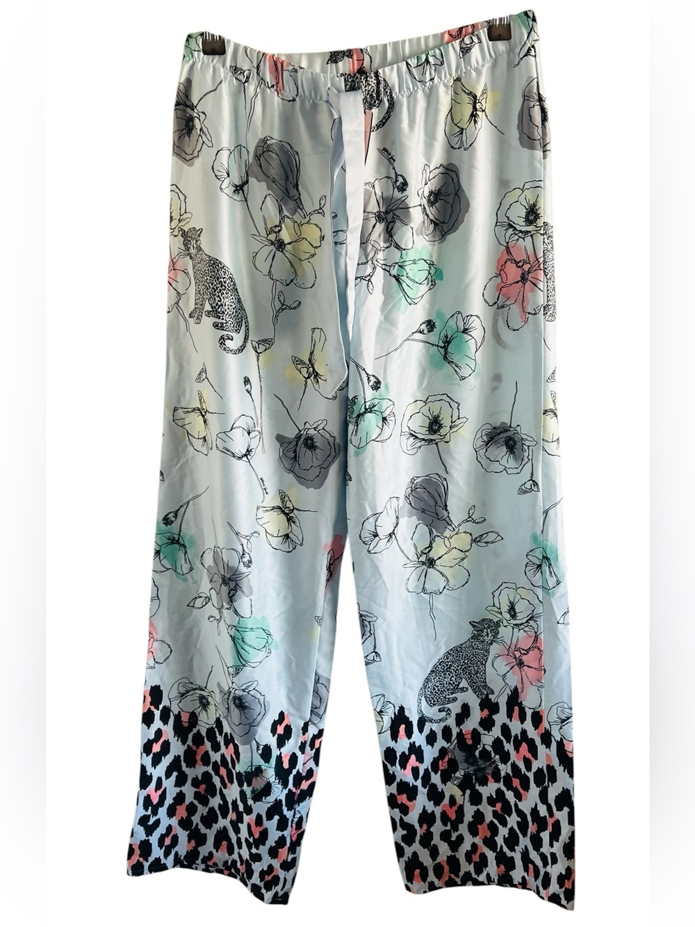 Victoria's Secret Sleep Pants with Animal Print Accents